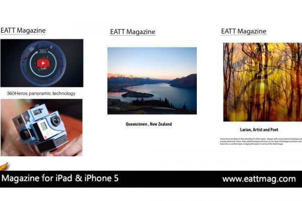 magazine for ipad, EATT Magazine for iPad and iPhone 5 – Inside edition out now