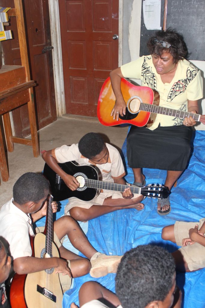 New instruments, New instruments created in a Fiji Village