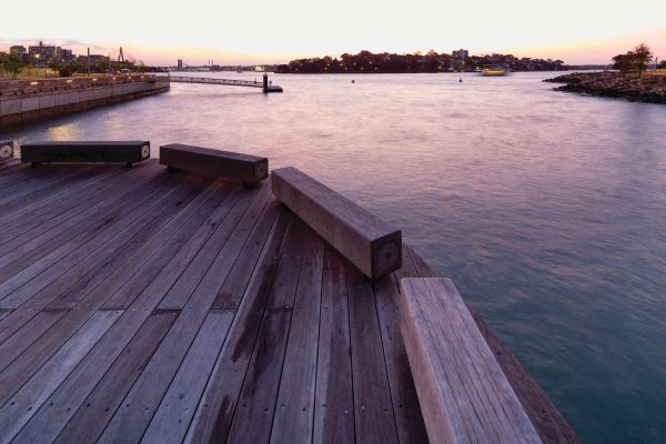 Dukes Pier at Barangaroo gardens in Sydney?