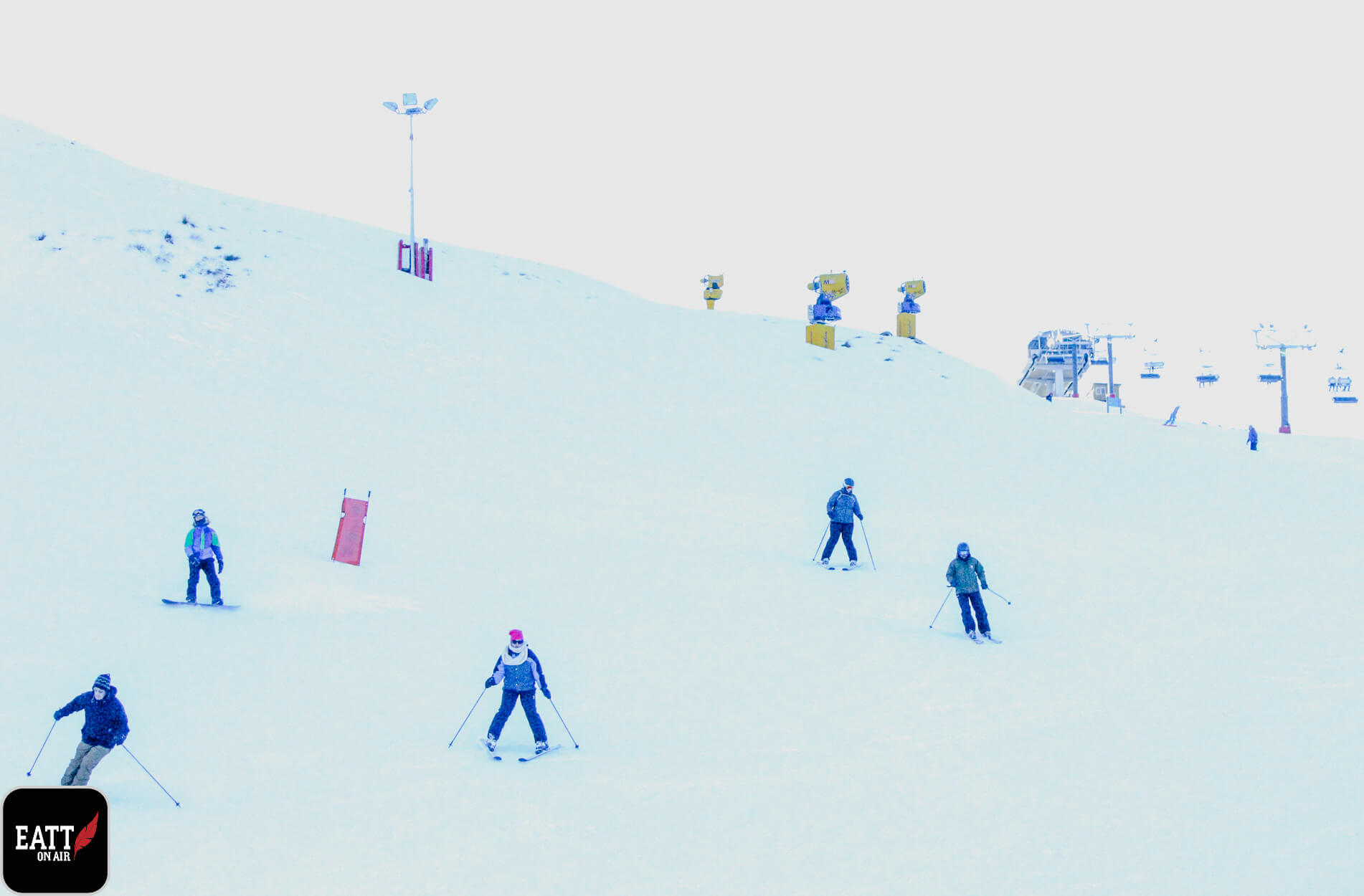 Coronet Peak Skiers in June