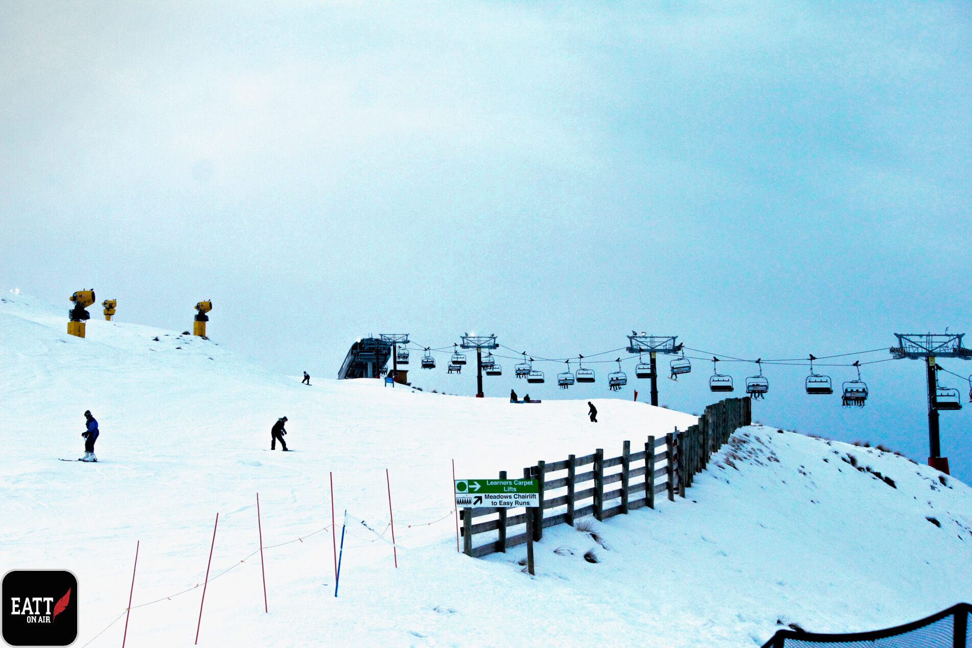 Coronet Peak learner ski slopes